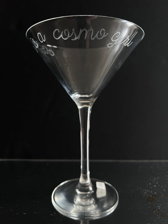 Personalised Cocktail Martini Glass