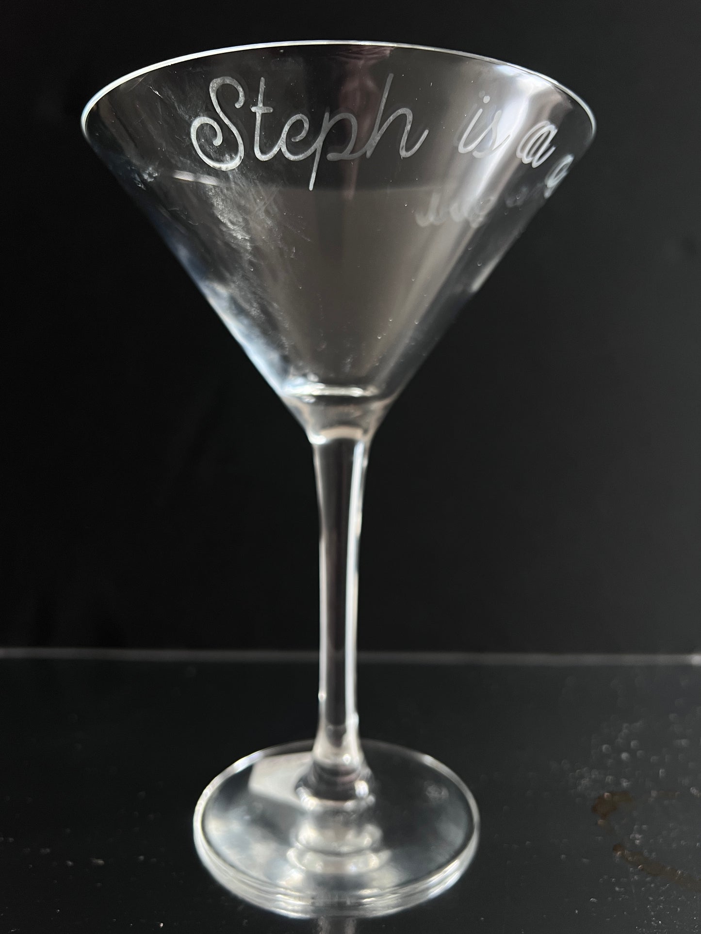 Personalised Cocktail Martini Glass
