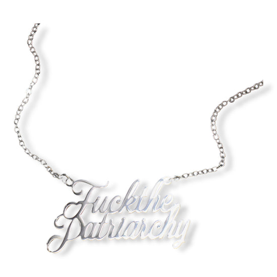 Fuck The Patriarchy - Necklace