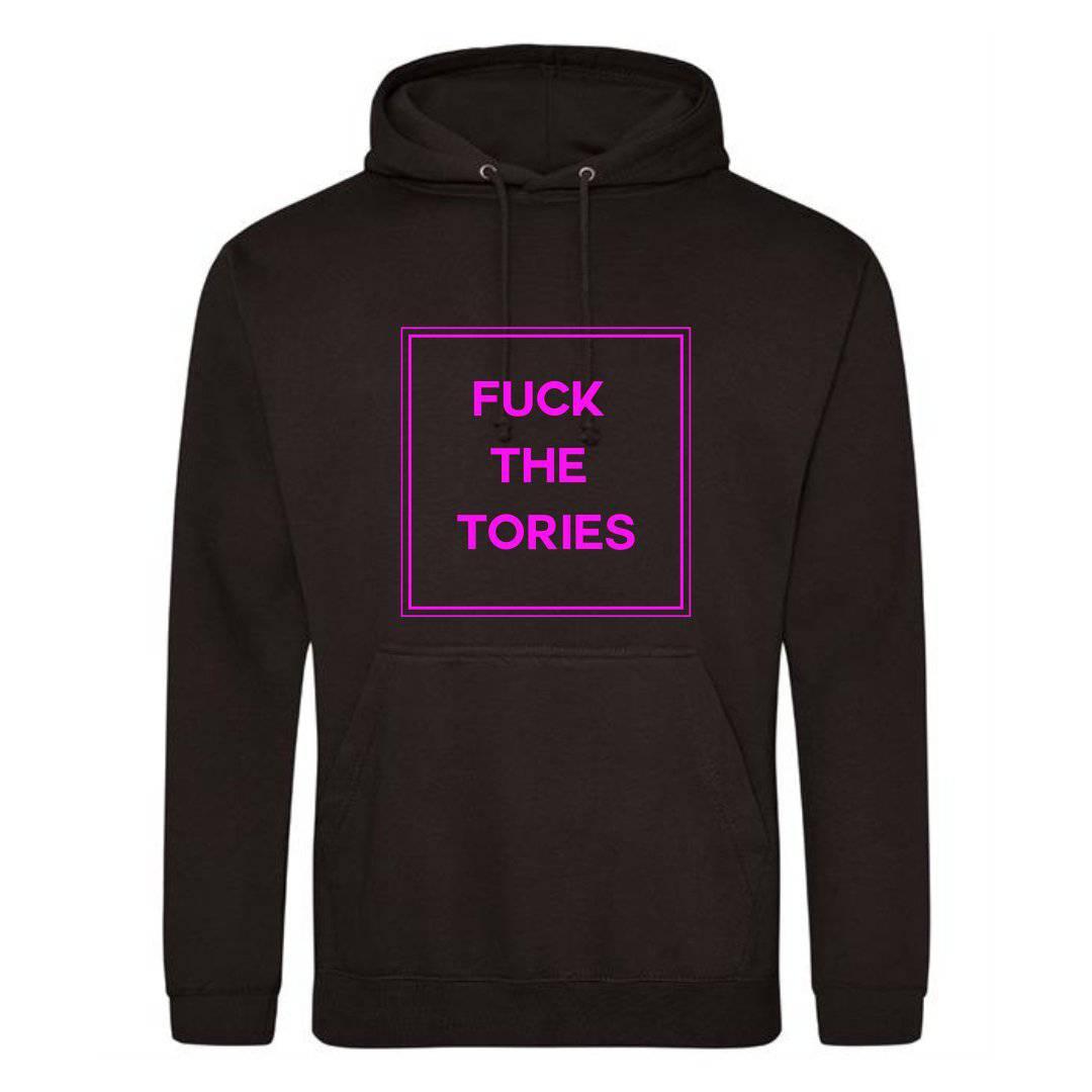 Fuck The Tories Hoodie - Hoodie - The Scouse Bird Shop