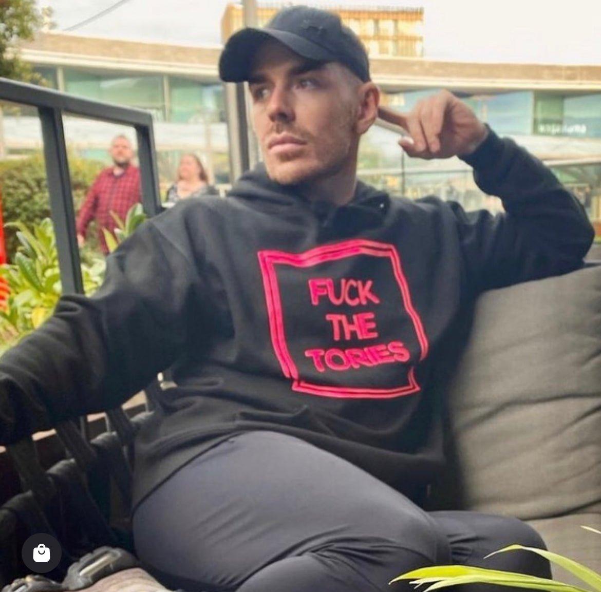 Fuck The Tories Hoodie - Hoodie - The Scouse Bird Shop
