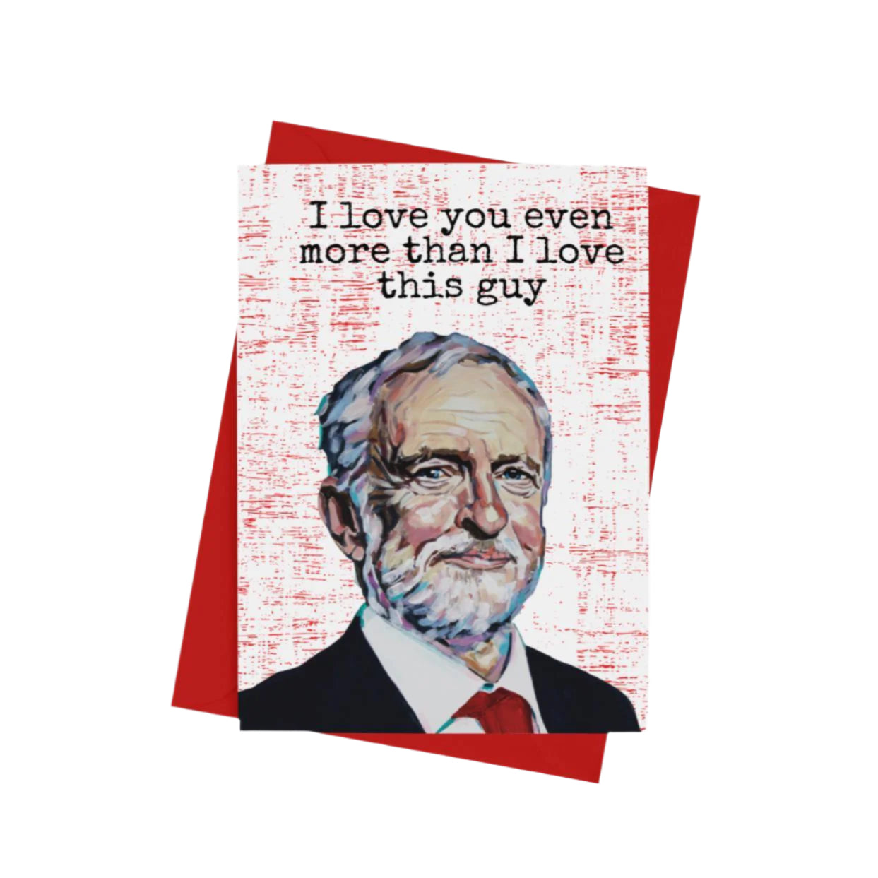 More Than I Love This Guy Valentines Card