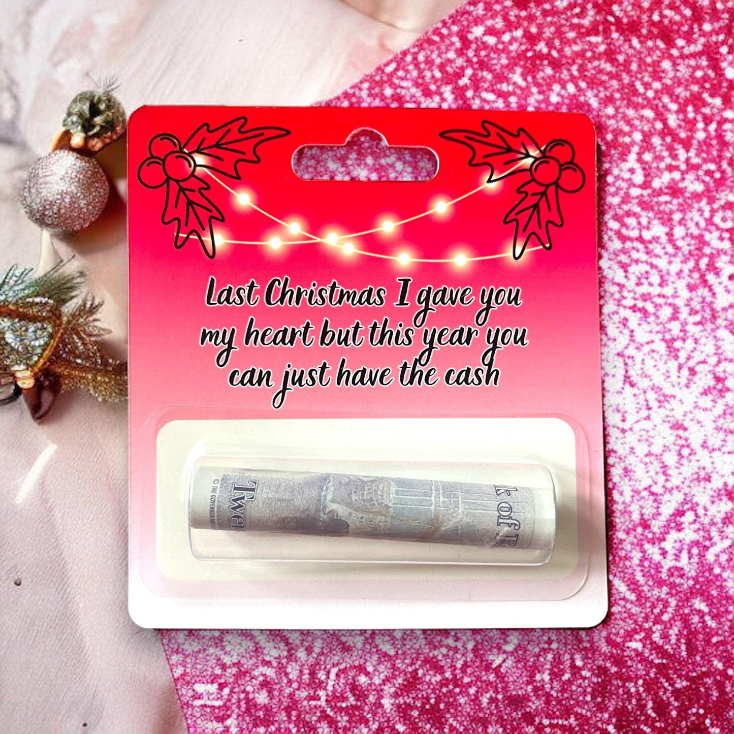 Christmas Gift Money Holder - Last Christmas