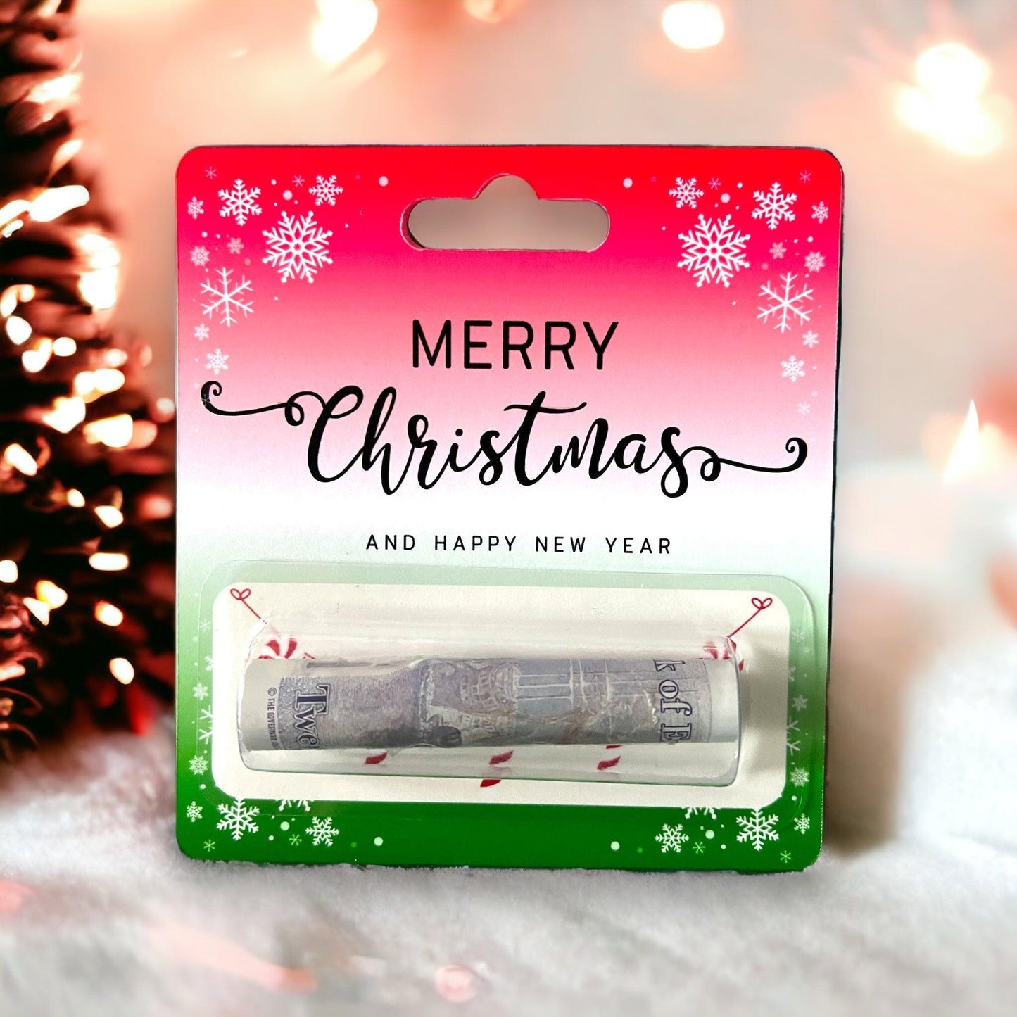 Christmas Gift Money Holder - Merry Christmas & Happy New Year