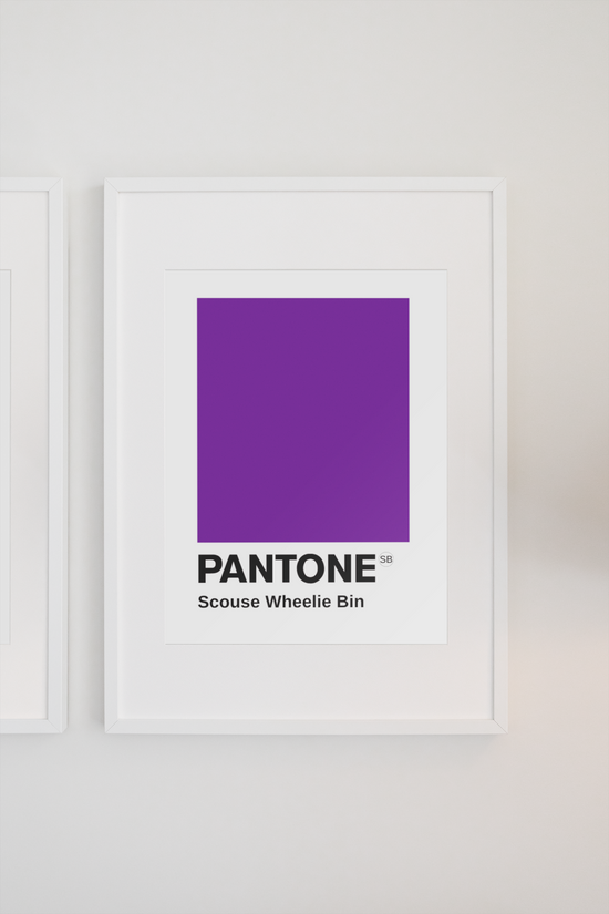 Pantone - Wheelie Bin Purple Print