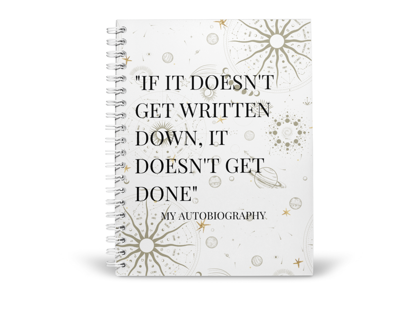 If It Doesn't Get Written Down Notebook