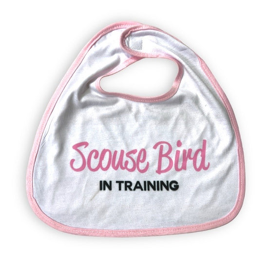 Scouse Bird & Scouse Lad In Training Baby Bibs