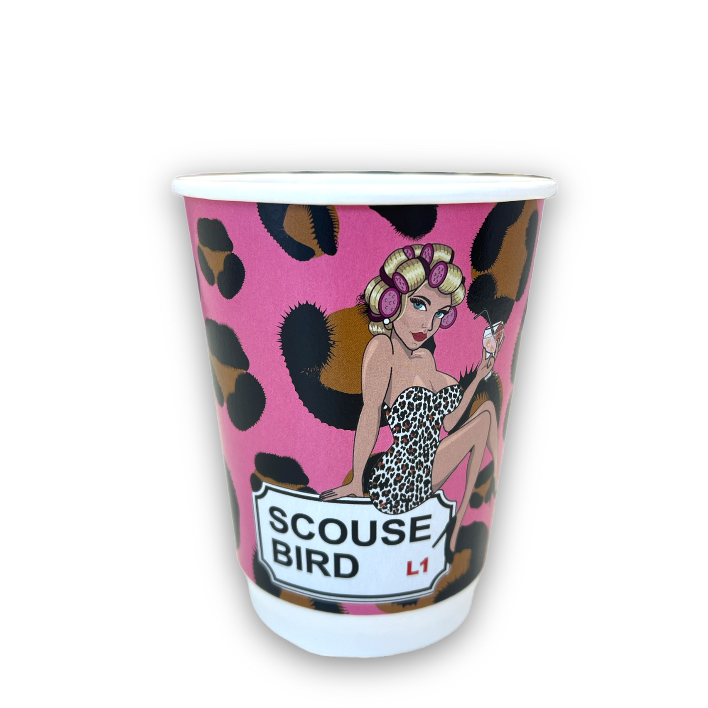Scouse Bird Disposable Hot Drink Cup - Pack Of 10
