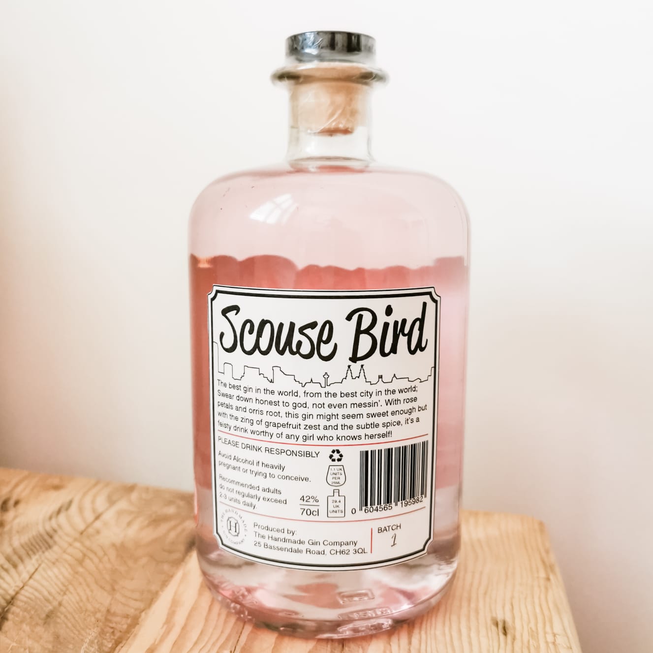 Scouse Bird Pink Gin 70cl