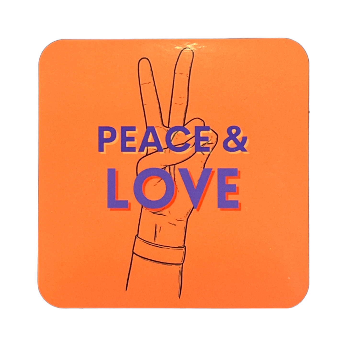 Peace & Love Coaster