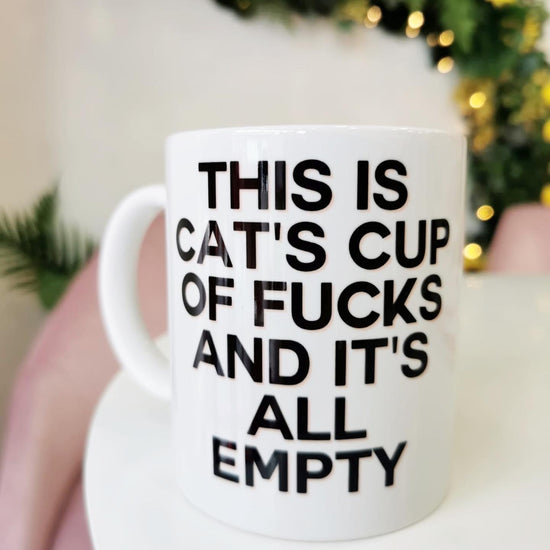 Customisable Cup Of Fucks