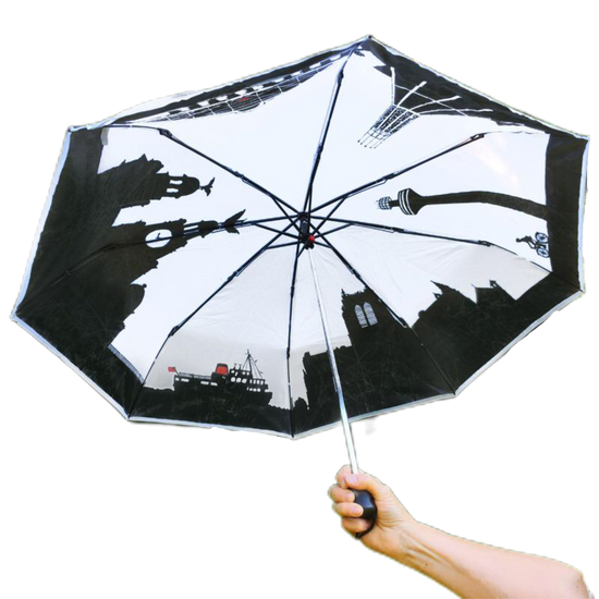 Fold Away Liverpool Skyline Umbrella