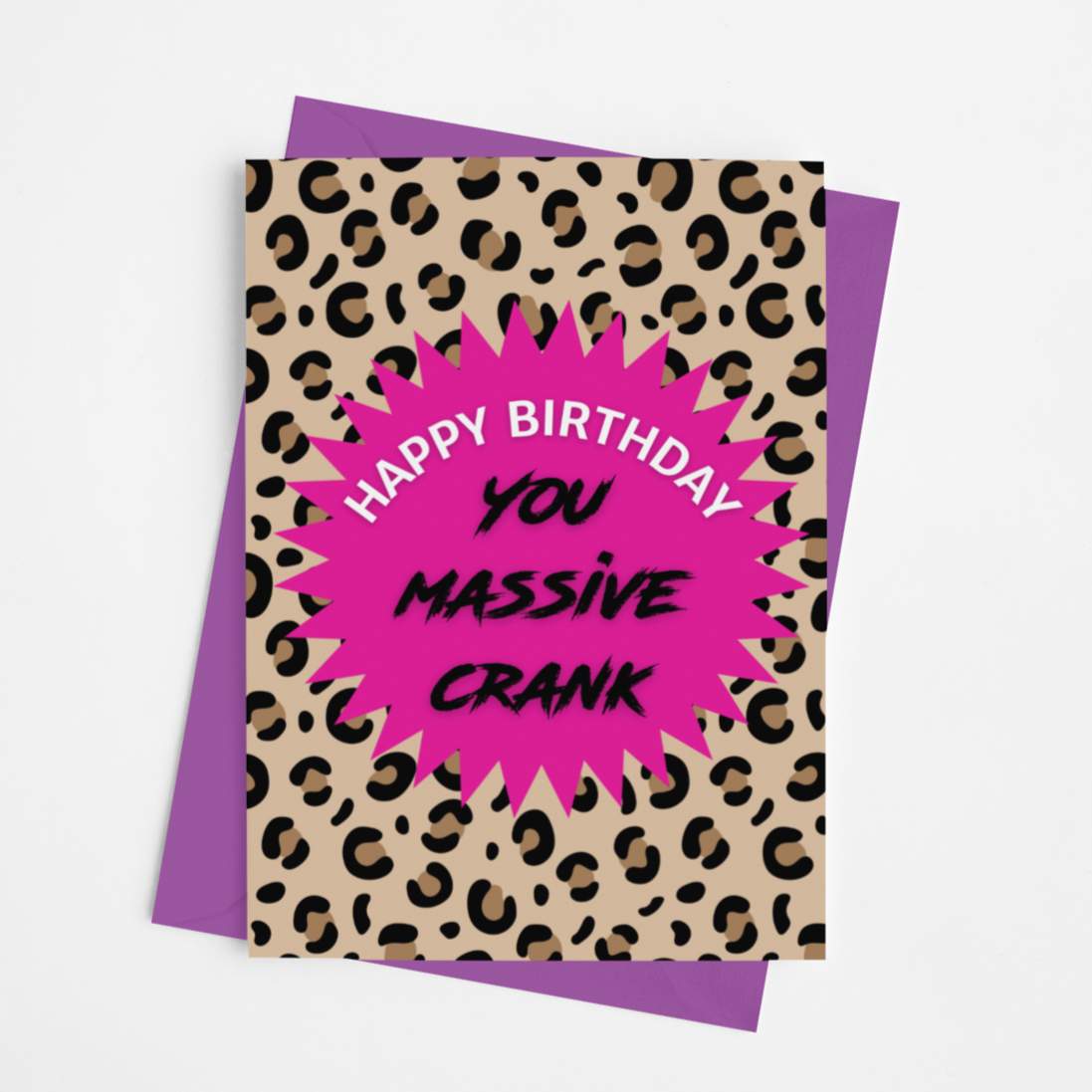 Happy Birthday Yer Crank Birthday Card