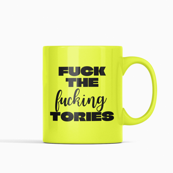 Load image into Gallery viewer, Fuck The Fucking Tories Mug

