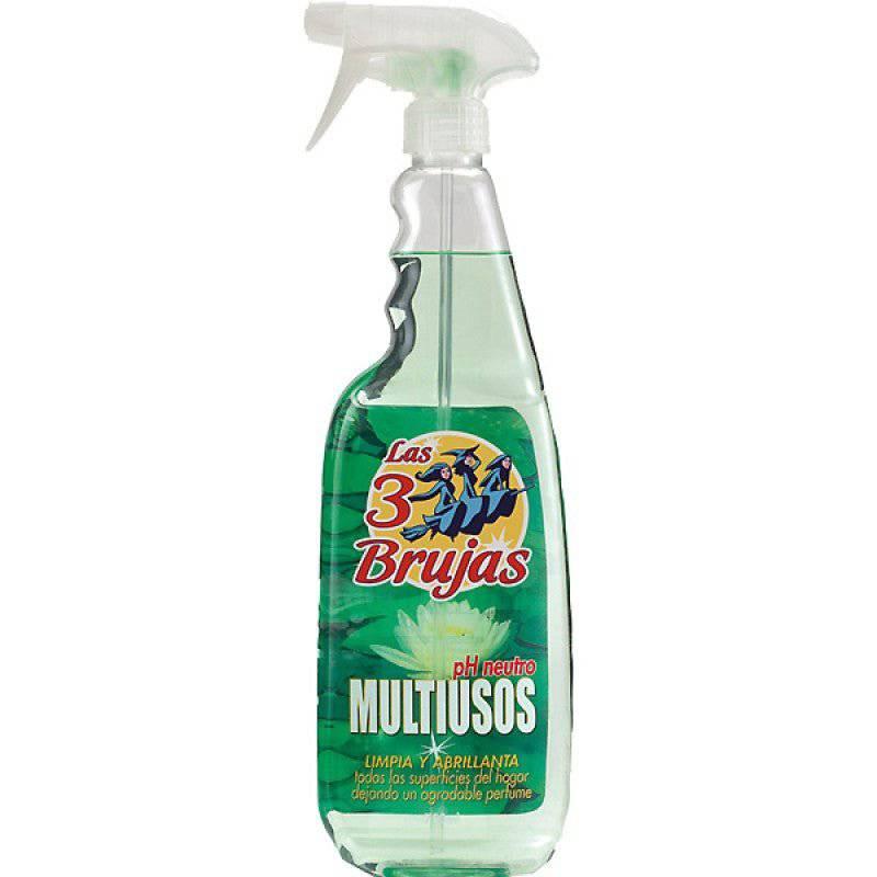 A bottle of Las 3 Brujas Multi-Surface Cleaner – the Spanish cleaning favourite for a sparkling, streak-free home.