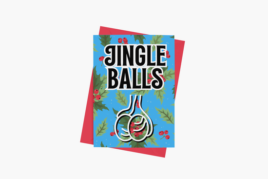 Load image into Gallery viewer, Jingle Balls Christmas Card
