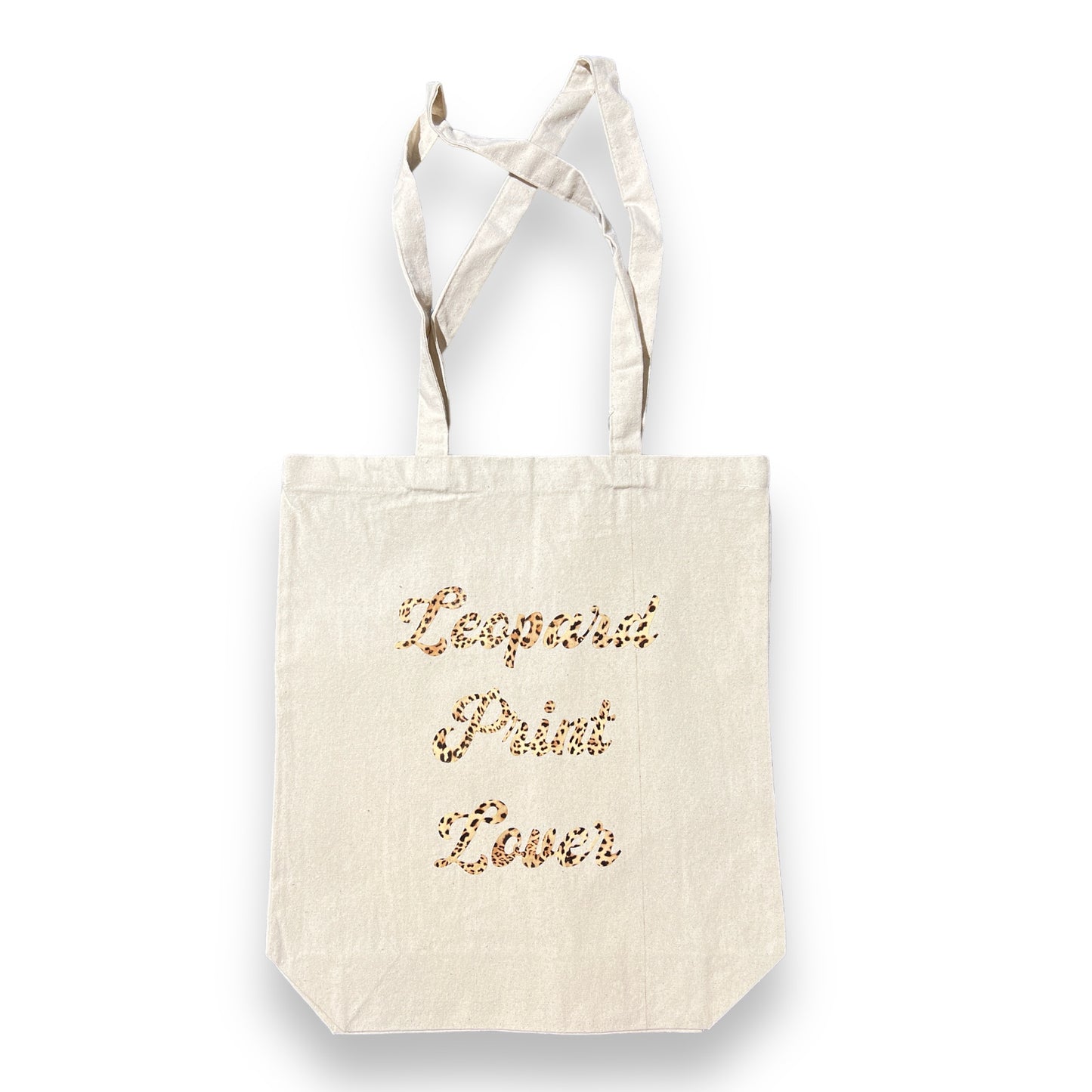 Leopard Print Lover Linen Tote Bag