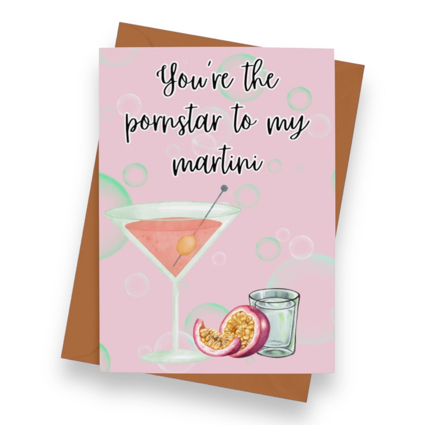 Pornstar To My Martini Valentines Card