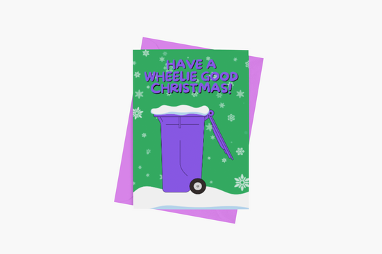 Wheelie Good Christmas Card