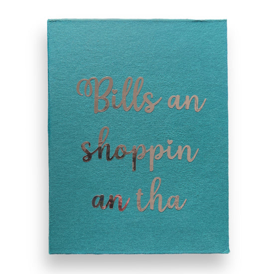 Bills An Shoppin An Tha Notebook Set