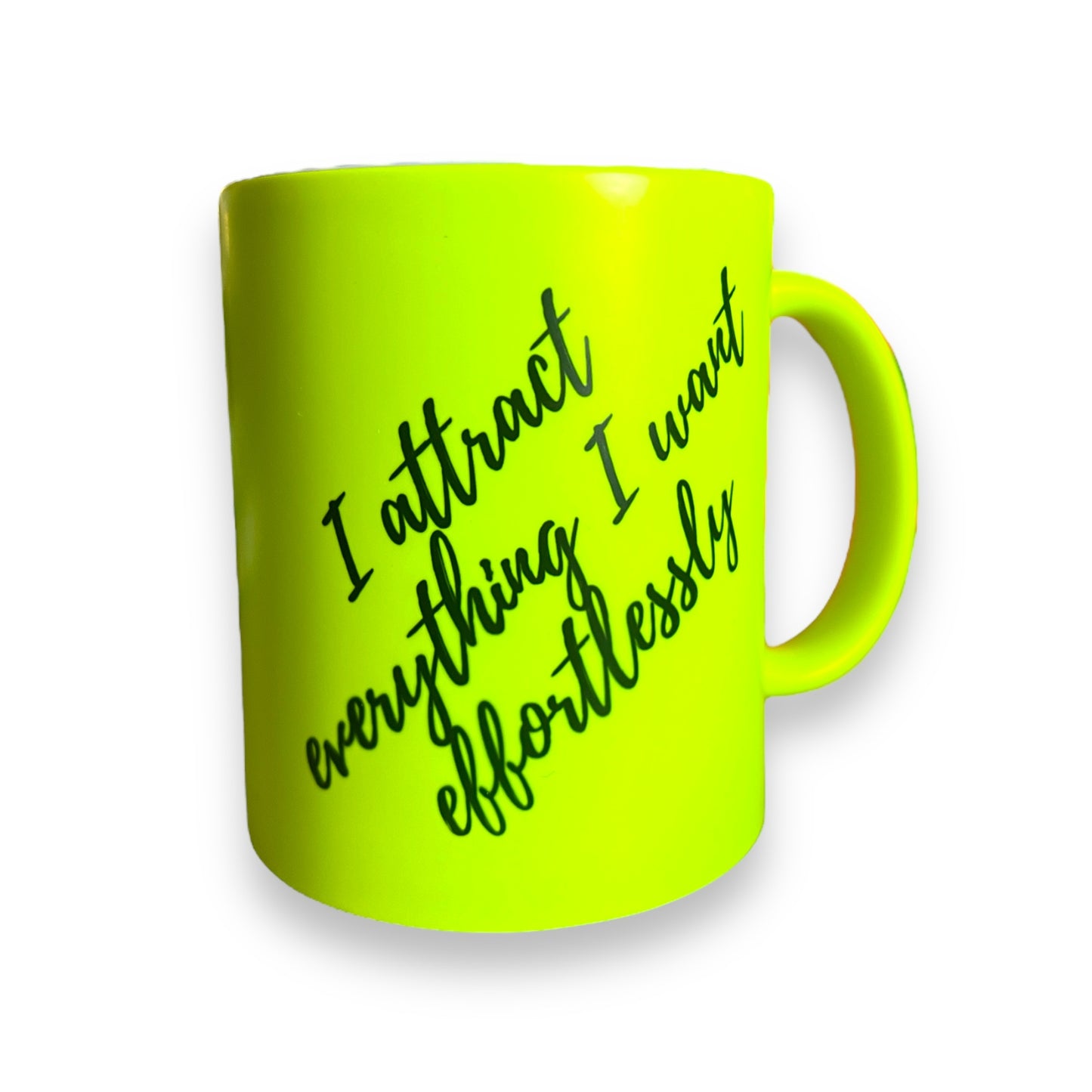 Load image into Gallery viewer, Neon Affirmation Mug - Effortless Attraction
