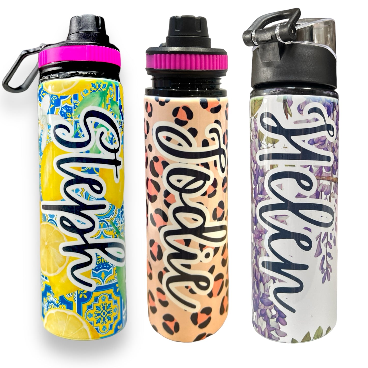 Personalised Sip & Lid Metal Water Bottle