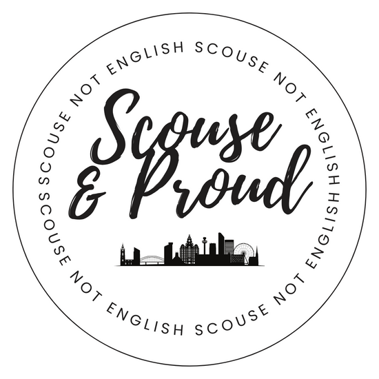 Scouse & Proud Waterproof Sticker