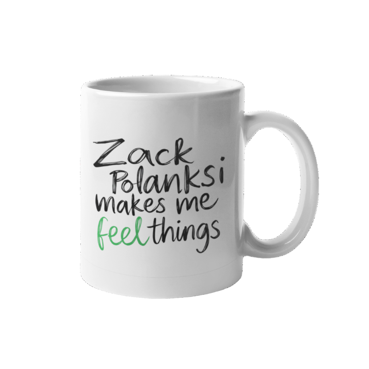 zack Polanski makes me feel things hope Green Party mug