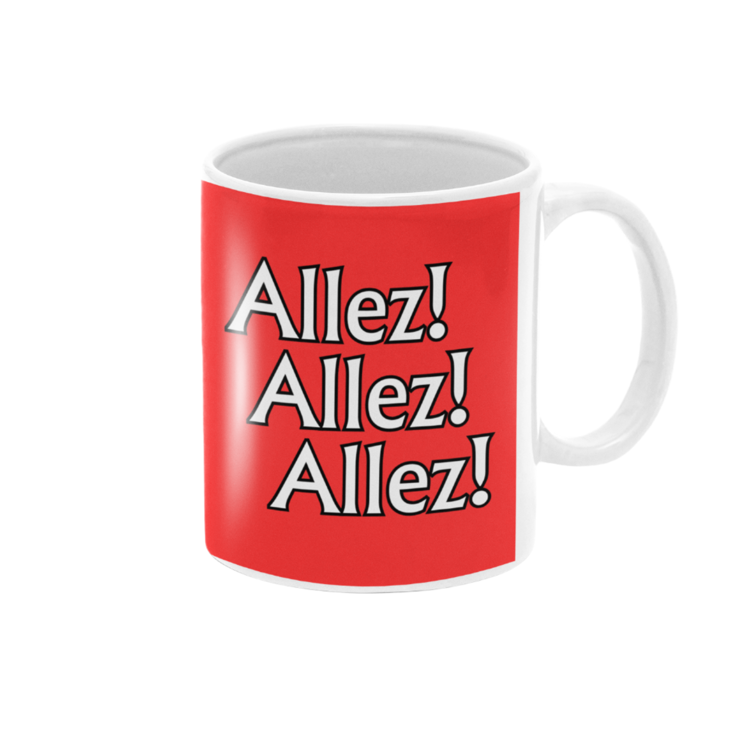  Allez Allez Allez Liverpool FC Mug – bold ceramic mug for Liverpool fans celebrating European glory.