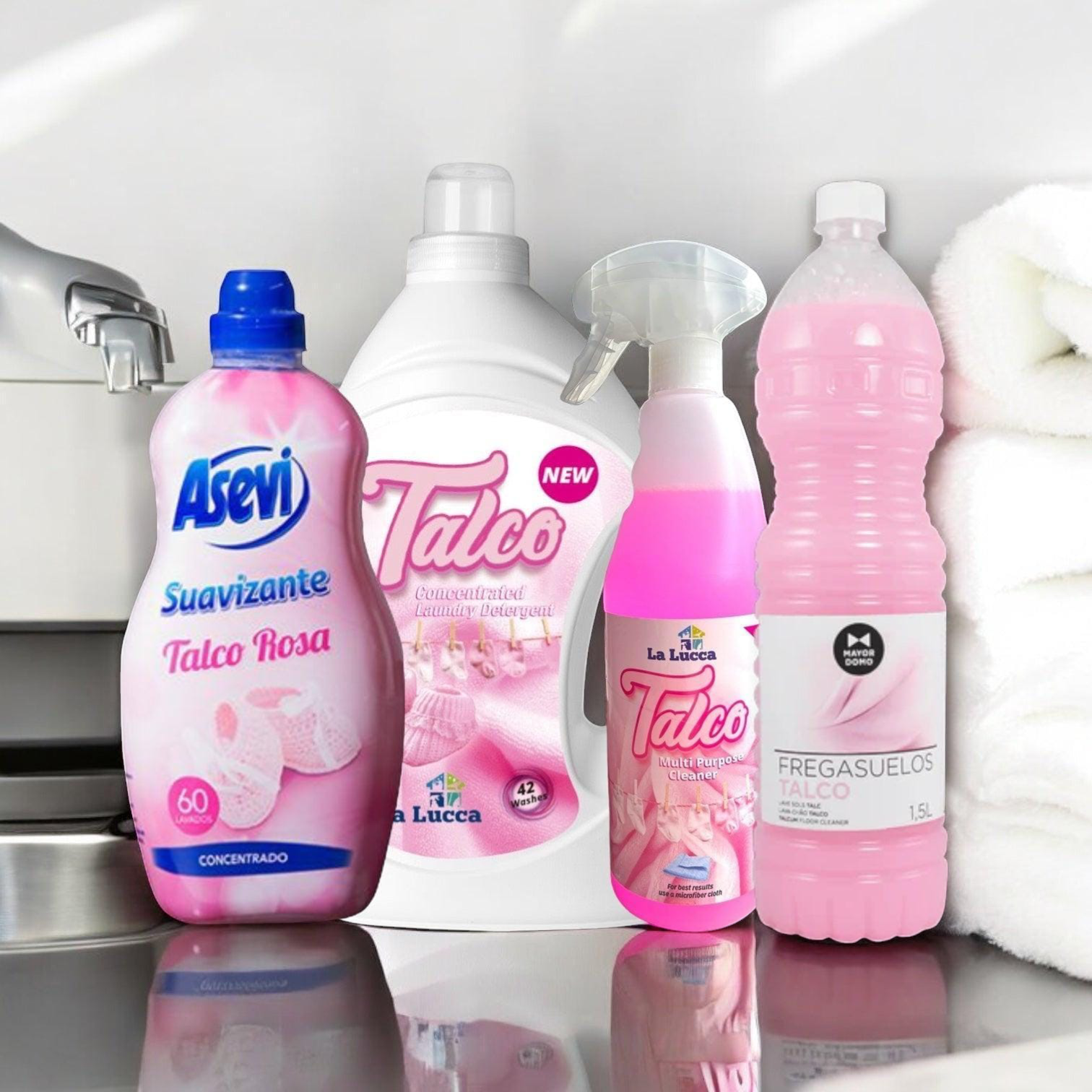 Spanish Cleaning Pink Bundle - Talco Rosa | Spanish Cleaning Deals ...