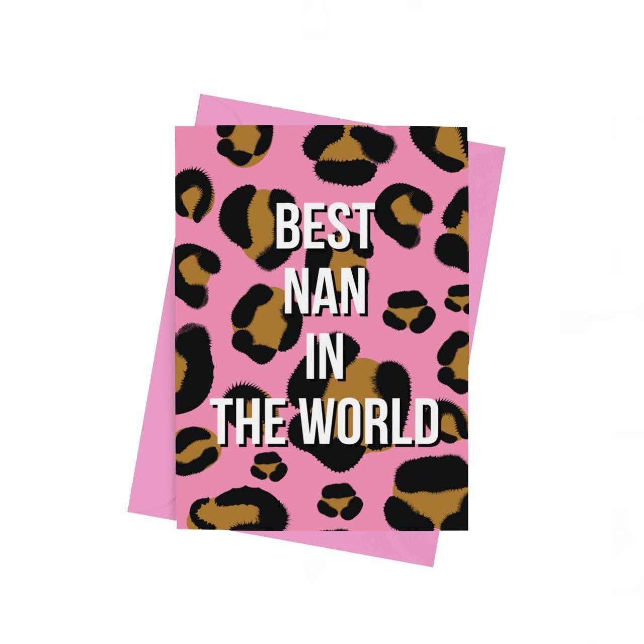 Best Nan In The World Card