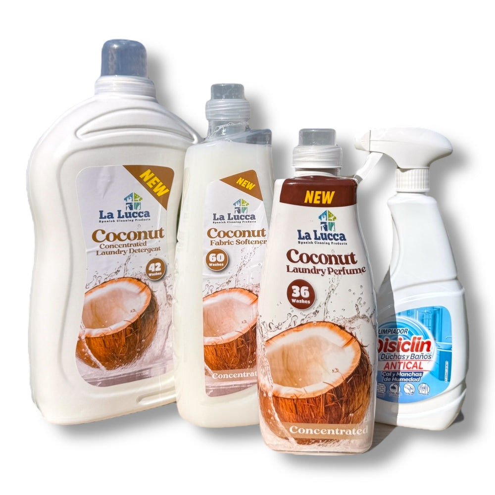 White Spanish cleaning bundle – clean coconut fragrance
