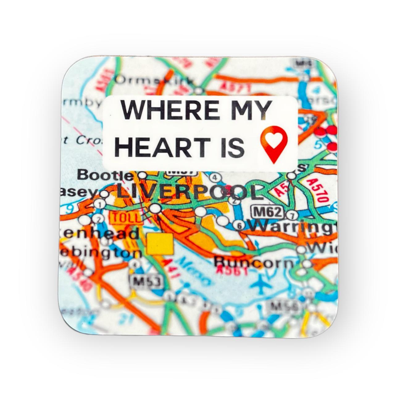 Where My Heart Is Coaster