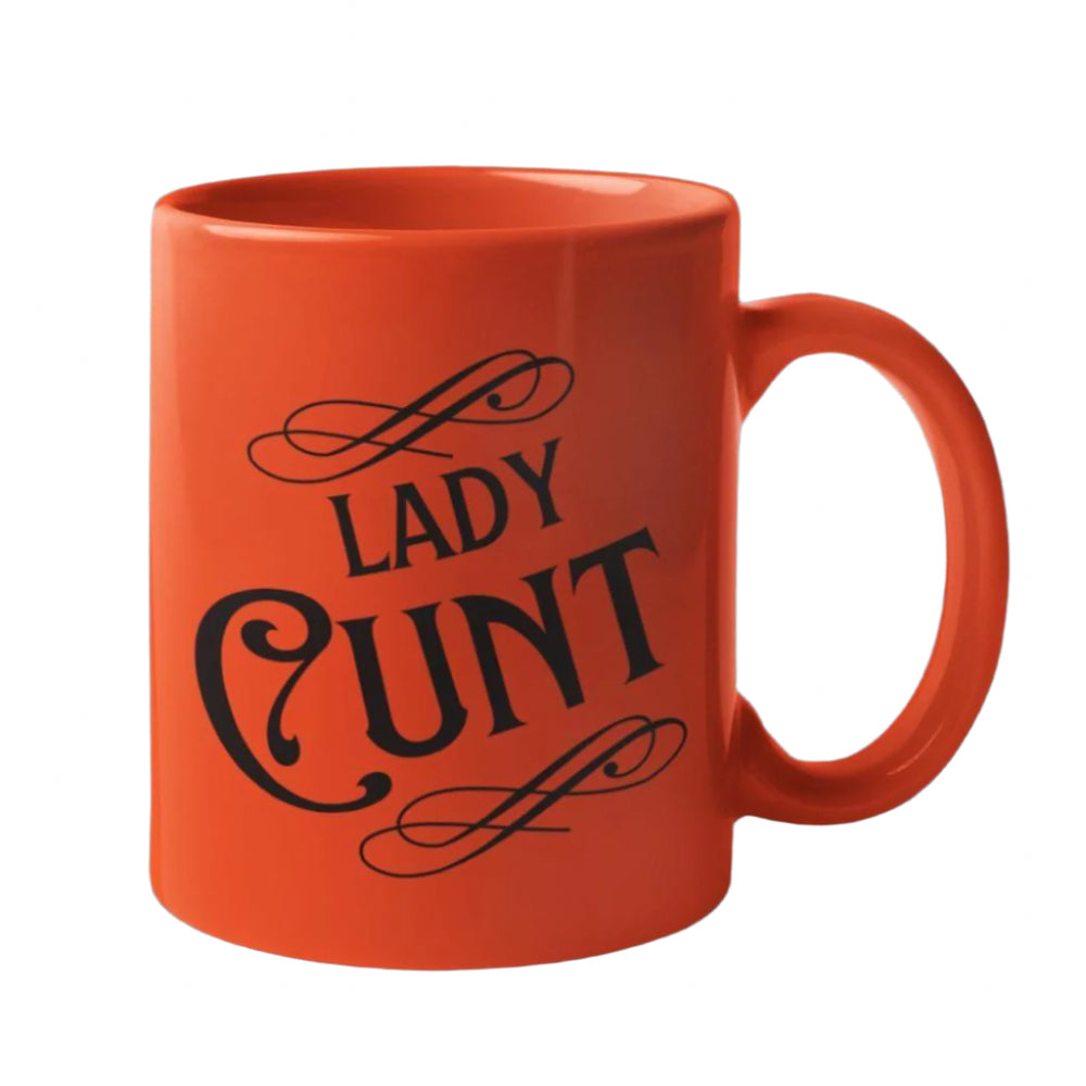 
                  
                    Lady Cunt mug – a bold and sassy ceramic mug for boss babes who love a strong brew.
                  
                