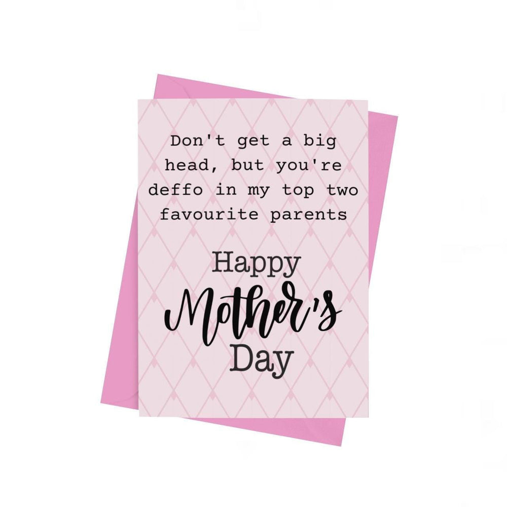 Top Two Parents Card