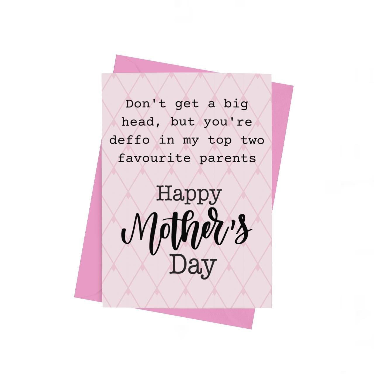 Top Two Parents Card