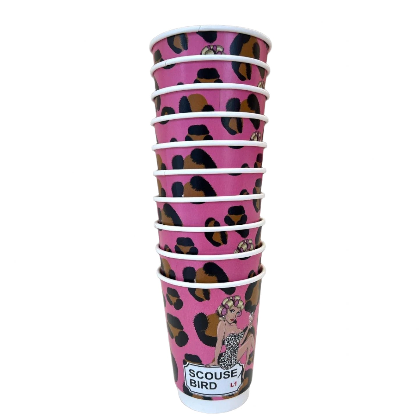 Scouse Bird Disposable Hot Drink Cup - Pack Of 10