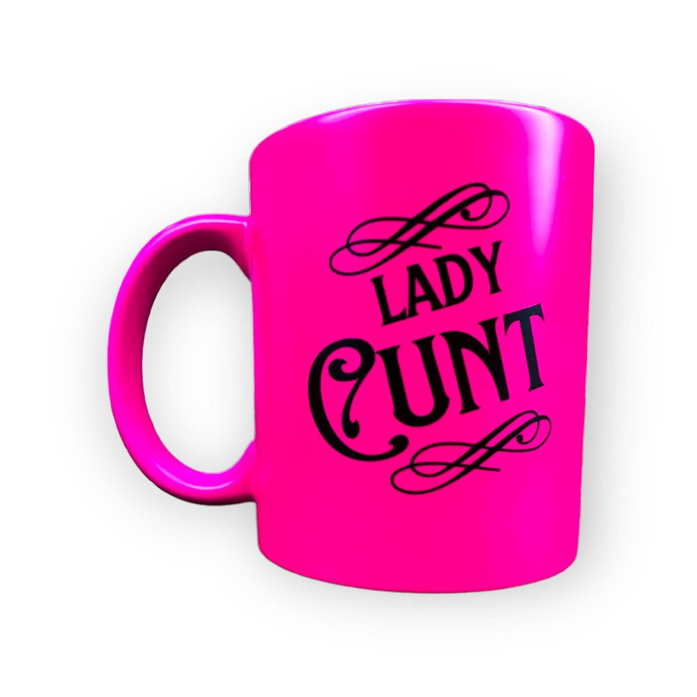 
                  
                    Lady Cunt mug – a bold and sassy ceramic mug for boss babes who love a strong brew.
                  
                
