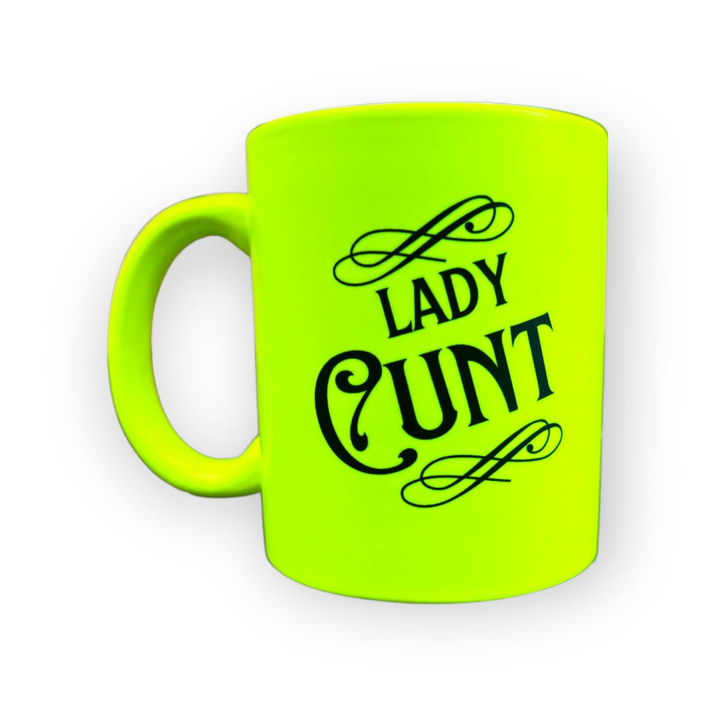 
                  
                    Lady Cunt mug – a bold and sassy ceramic mug for boss babes who love a strong brew.
                  
                