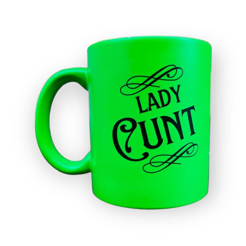 
                  
                    Lady Cunt mug – a bold and sassy ceramic mug for boss babes who love a strong brew.
                  
                