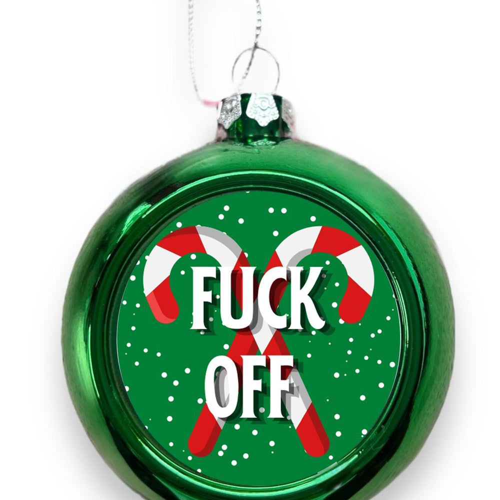 Fuck Off Christmas Tree Bauble