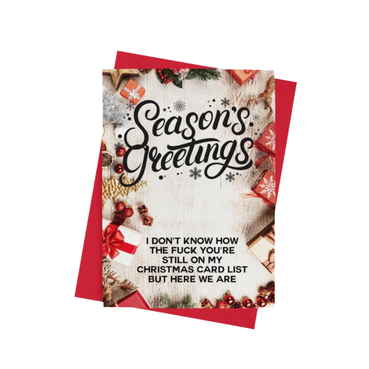 Seasons Greetings Christmas Card