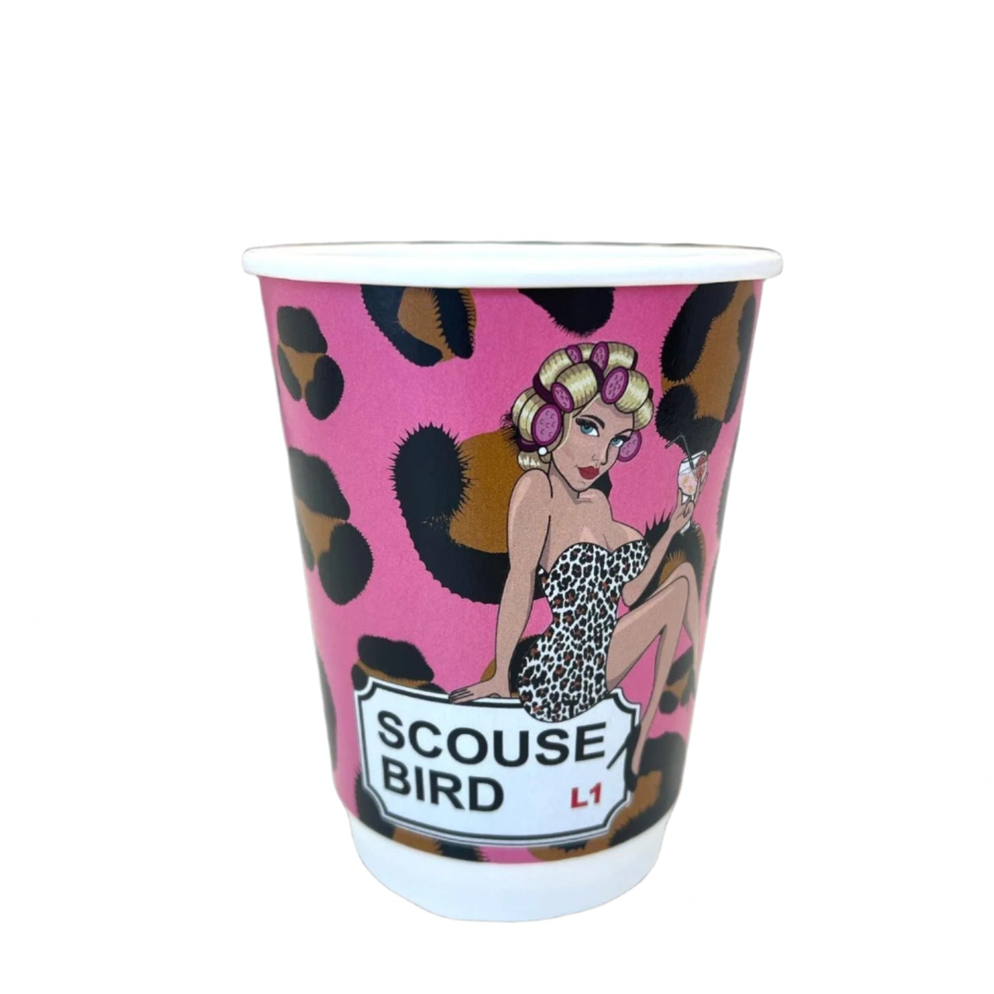 Scouse Bird Disposable Hot Drink Cup - Pack Of 10