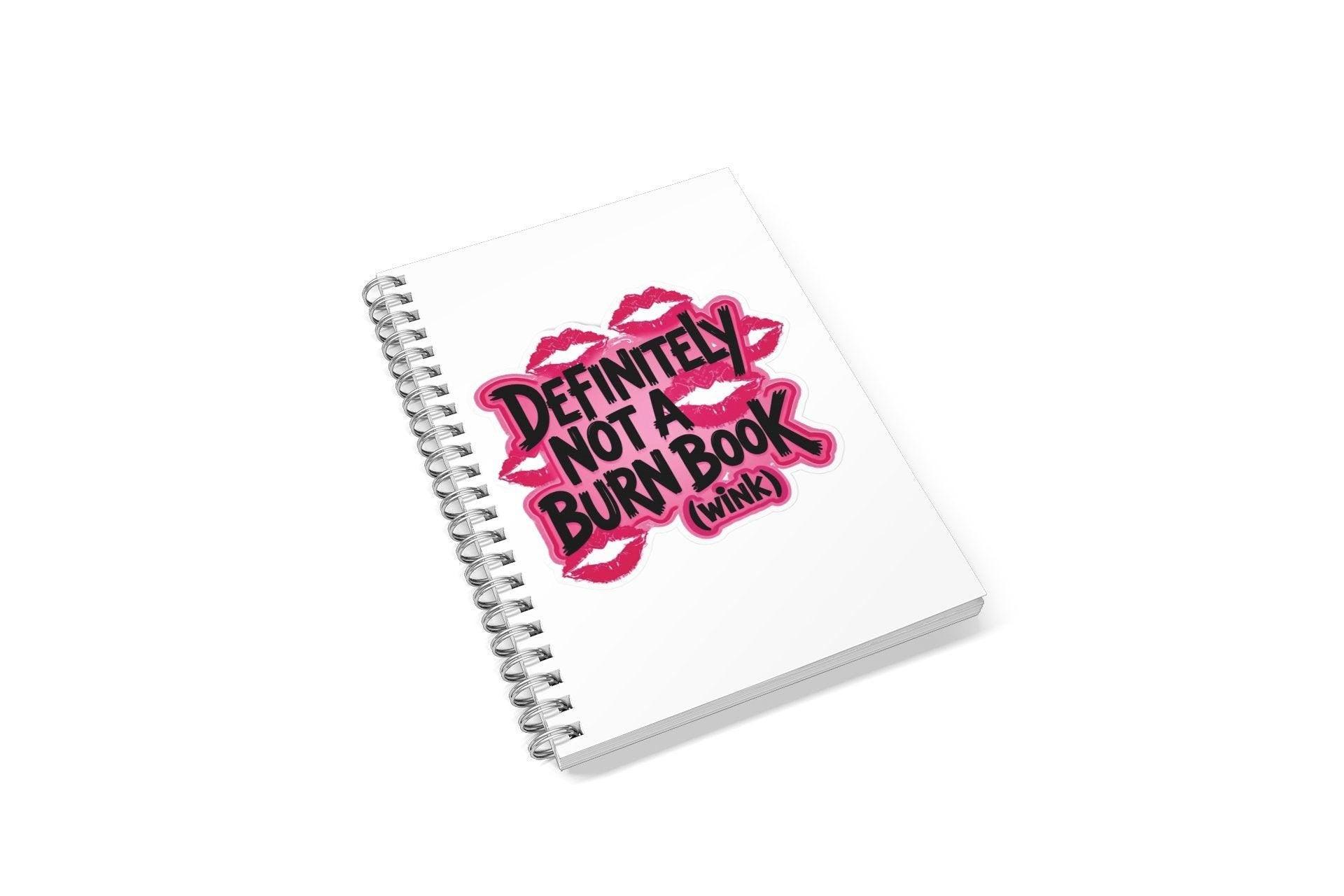 Burn Book Notebook | Funny & Rude Notebooks – Scouse Bird Shop