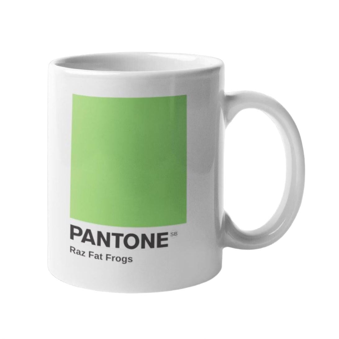 Scouse Pantone Mug Raz Fat Frogs Green | Unique Scouse Gifts ...