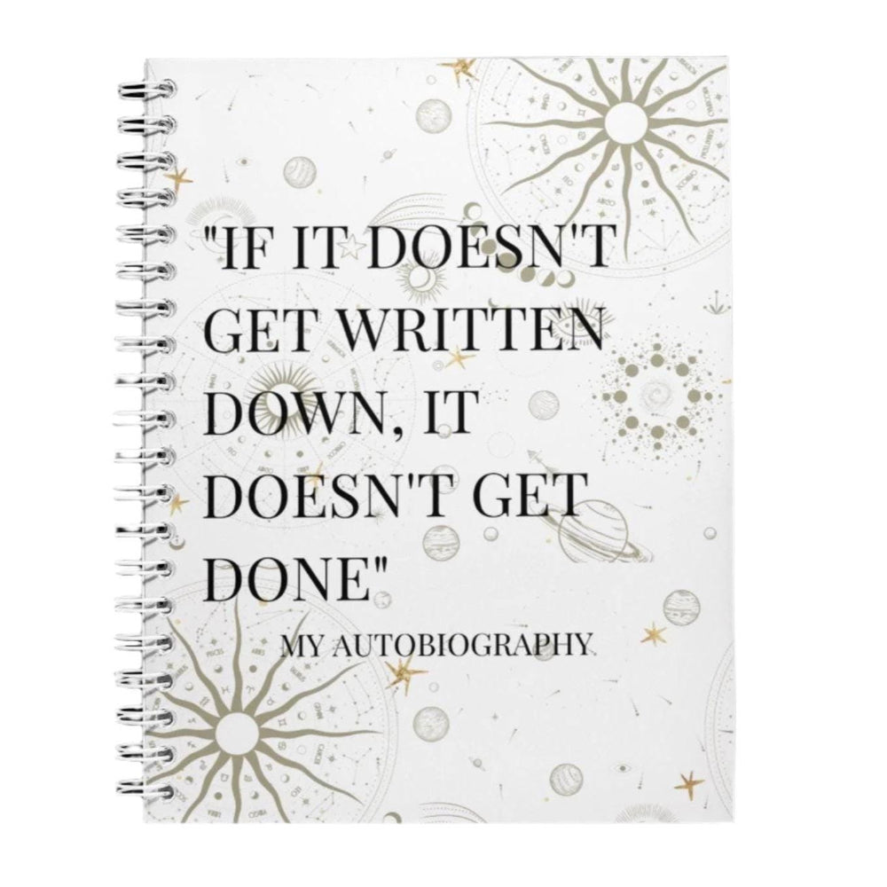 If It Doesn&#39;t Get Written Down Notebook