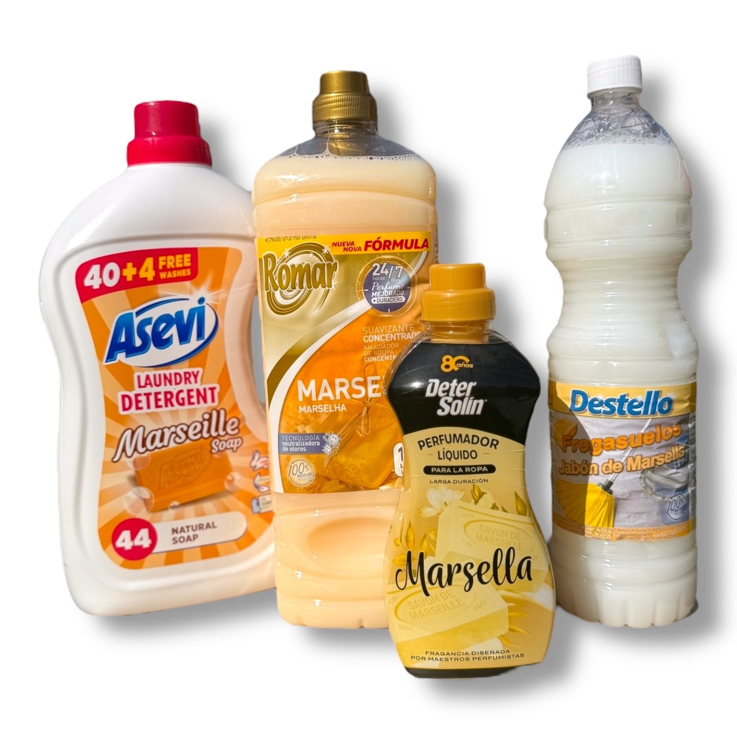 Gold Spanish cleaning bundle – Marsella French soap