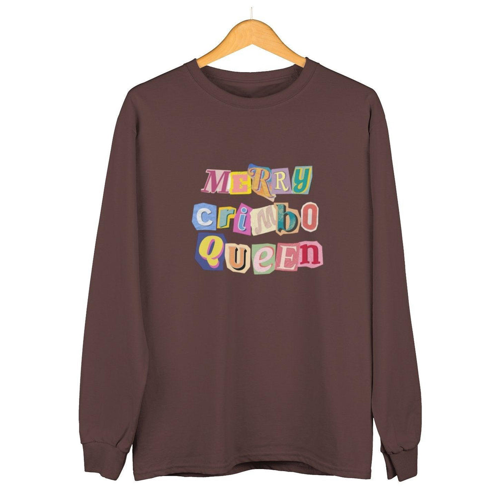 Merry Crimbo Queen - Unisex Christmas Jumper - Jumper - The Scouse Bird Shop