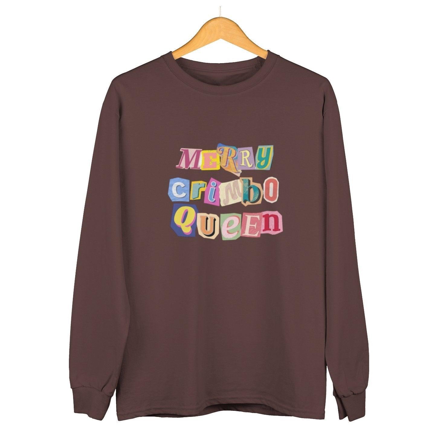 Merry Crimbo Queen - Unisex Christmas Jumper - Jumper - The Scouse Bird Shop