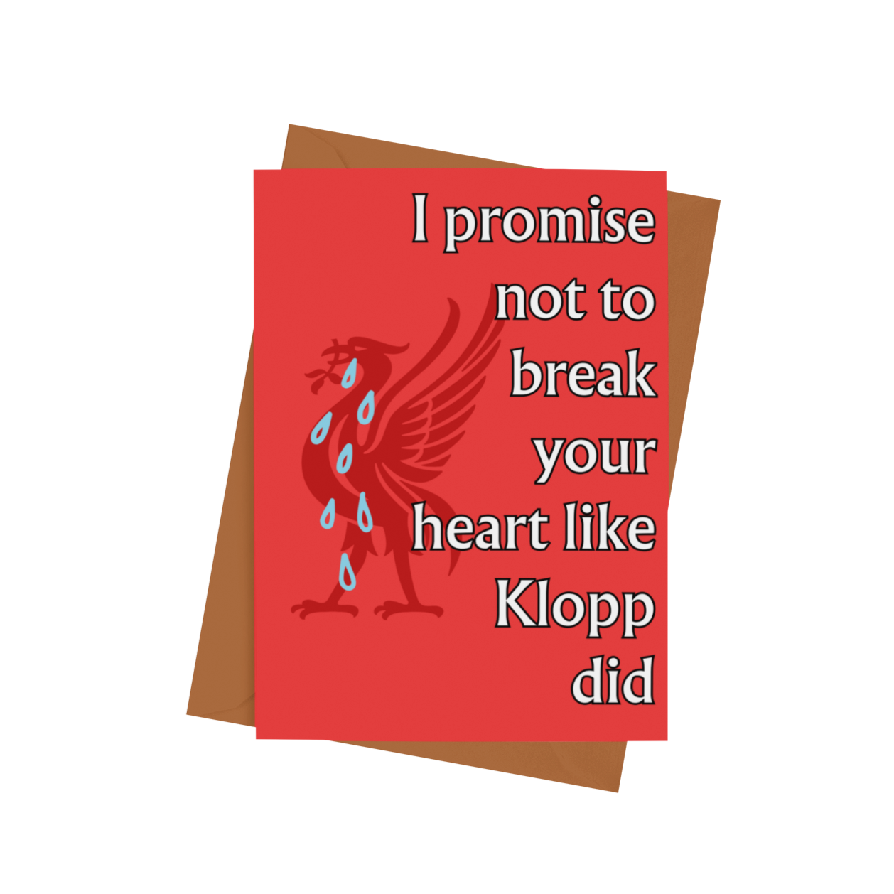 Klopp Broken Heart Valentines Card